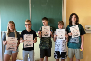 Literární soutěž šesté třídy na téma Stroj času