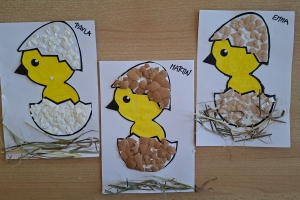 Velikonoční kuřátka - 2. třída