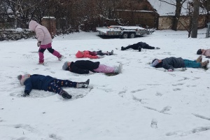 Hodina tělocviku - 2. třída