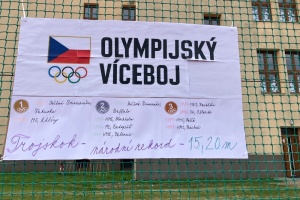 Olympijský víceboj s paní Šárkou Kašpárkovou