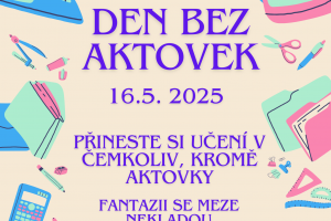 Den bez aktovek na ZŠ Dyjákovice
