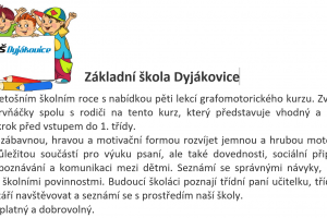 grafomotorický kurz - první část ze dvou menších