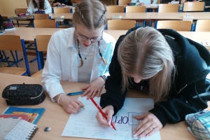 Žáci 9. třídy tvořili myšlenkové mapy na téma optika