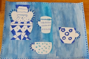 Modrý porcelán - VV 9