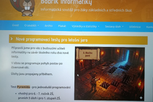 Bobřík informatiky – programovací test Pyramida