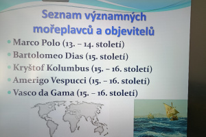 Žáci objevovali svět a mořeplavce - D7