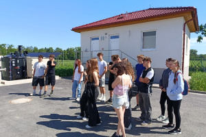 Exkurze žáků 9. třídy do ČOV v Jaroslavicích