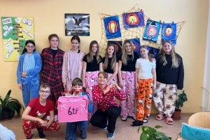 Pyžamový den a valentýnky