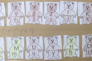 Písmenka s medvědy - 1. třída