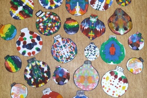 Vánoční baňky - 2. třída